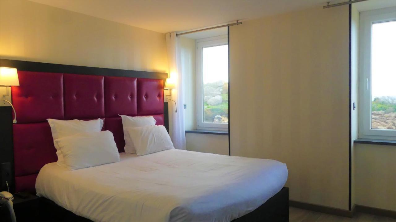Logis Hotel Saint Guirec Et De La Plage Перро-Гирк Экстерьер фото