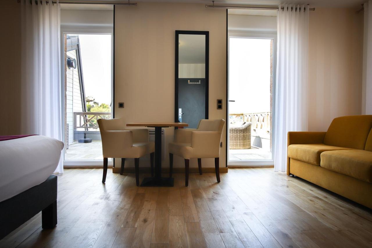 Logis Hotel Saint Guirec Et De La Plage Перро-Гирк Экстерьер фото