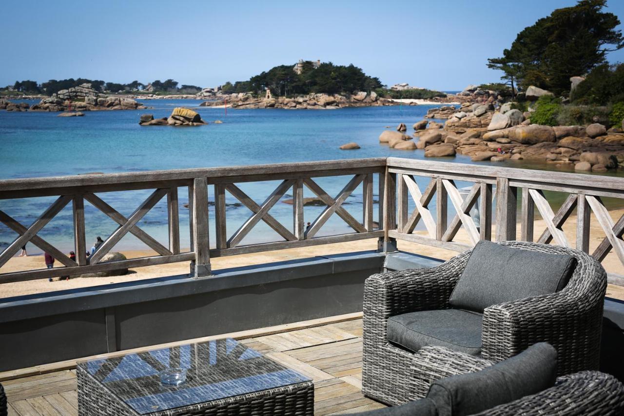 Logis Hotel Saint Guirec Et De La Plage Перро-Гирк Экстерьер фото