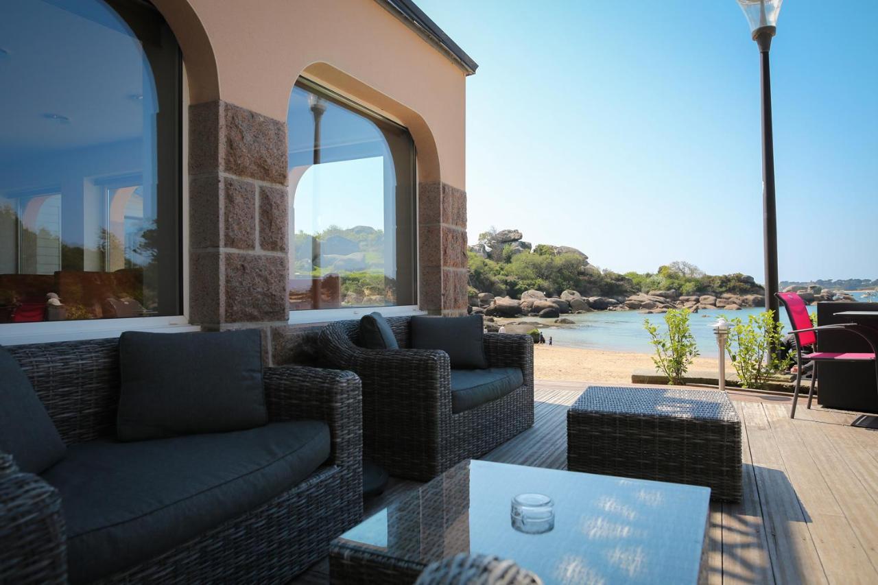 Logis Hotel Saint Guirec Et De La Plage Перро-Гирк Экстерьер фото