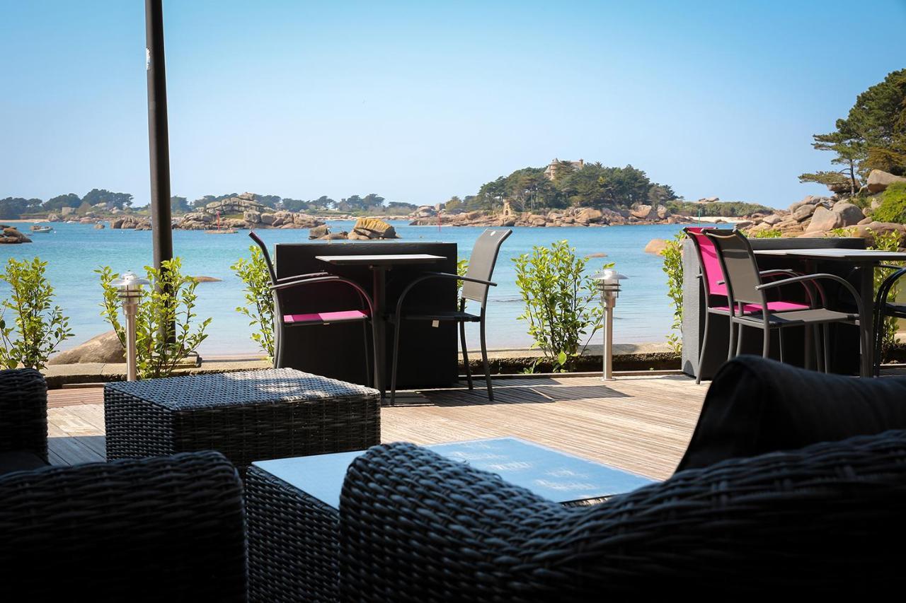 Logis Hotel Saint Guirec Et De La Plage Перро-Гирк Экстерьер фото