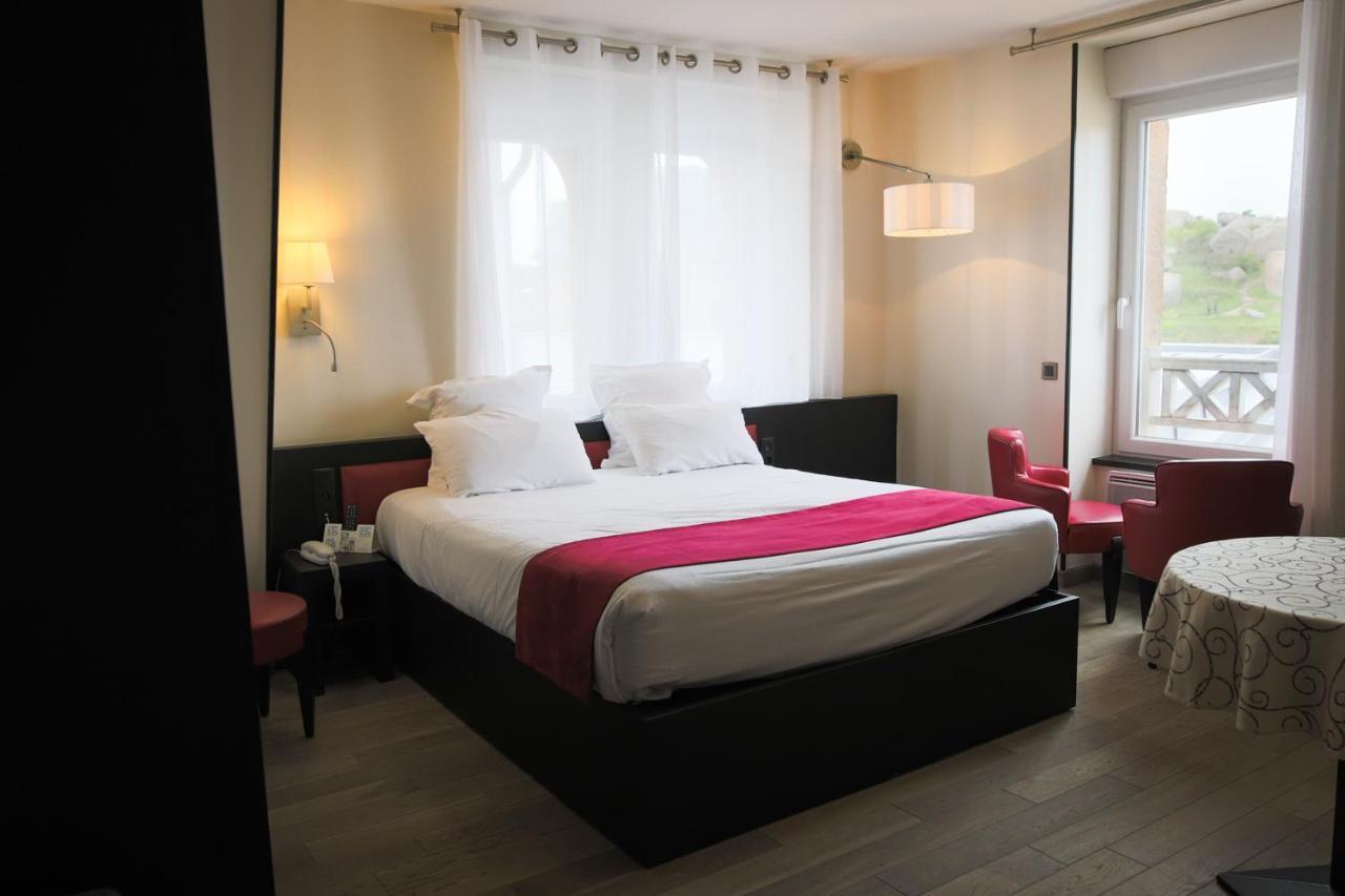 Logis Hotel Saint Guirec Et De La Plage Перро-Гирк Экстерьер фото