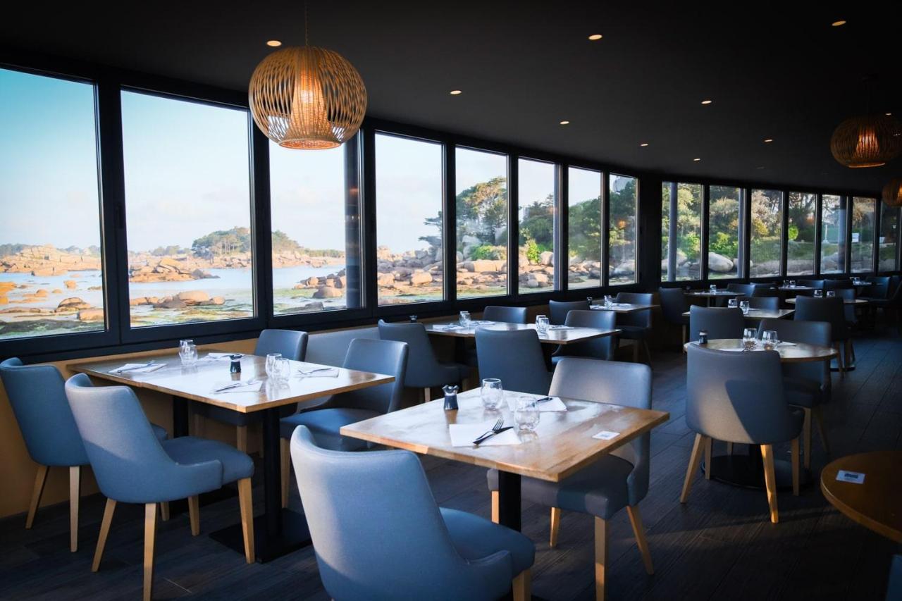 Logis Hotel Saint Guirec Et De La Plage Перро-Гирк Экстерьер фото