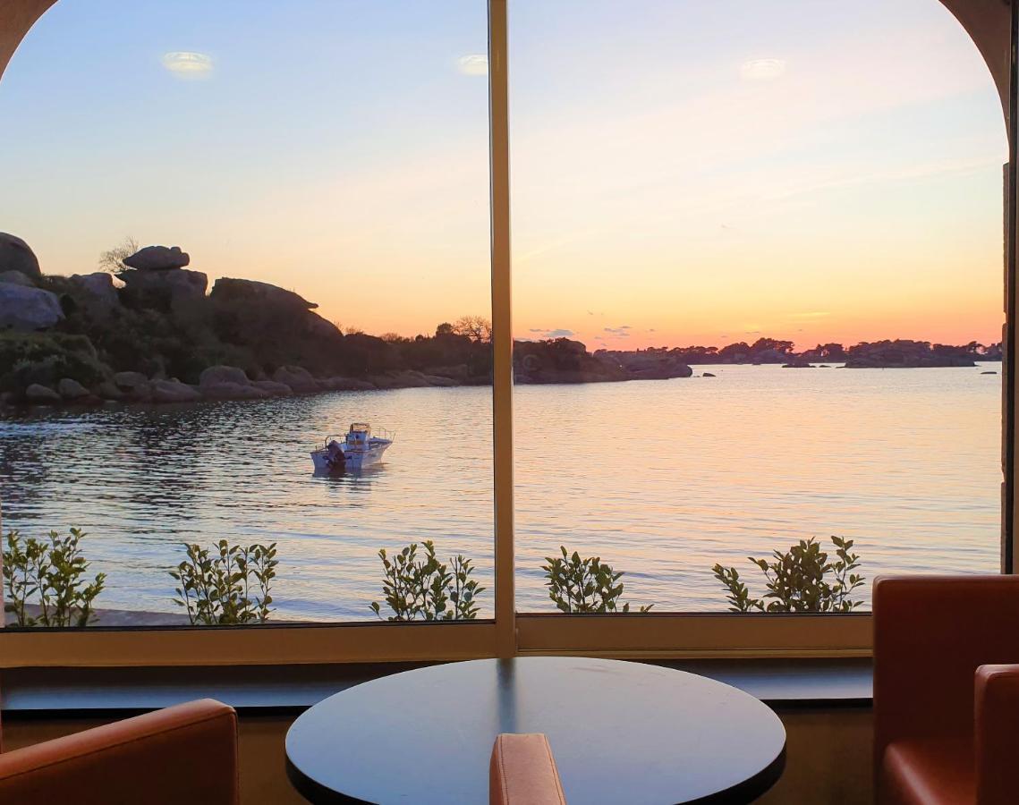 Logis Hotel Saint Guirec Et De La Plage Перро-Гирк Экстерьер фото