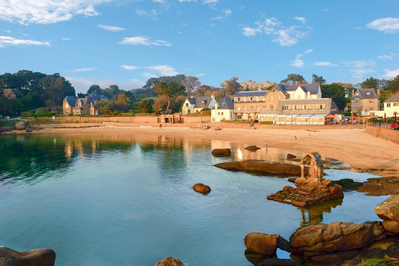 Logis Hotel Saint Guirec Et De La Plage Перро-Гирк Экстерьер фото